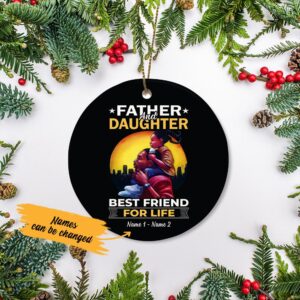 Personalized Bwa Dad Best Friend For Life Ornament