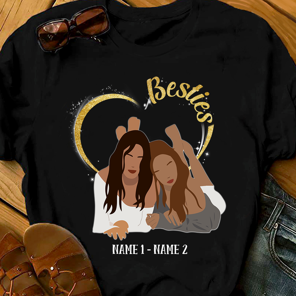 Personalized Bwa Friends Besties T Shirt