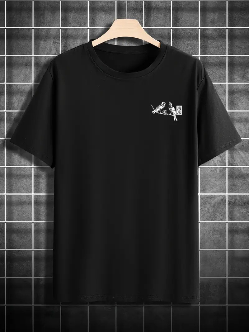 Retro Loose-fit Short-sleeve Printed T-shirt - Image 2